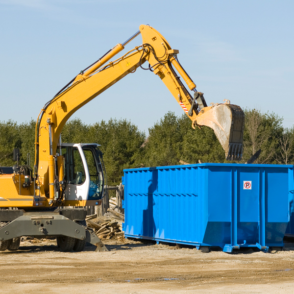 what are the rental fees for a residential dumpster in Dollar Point California